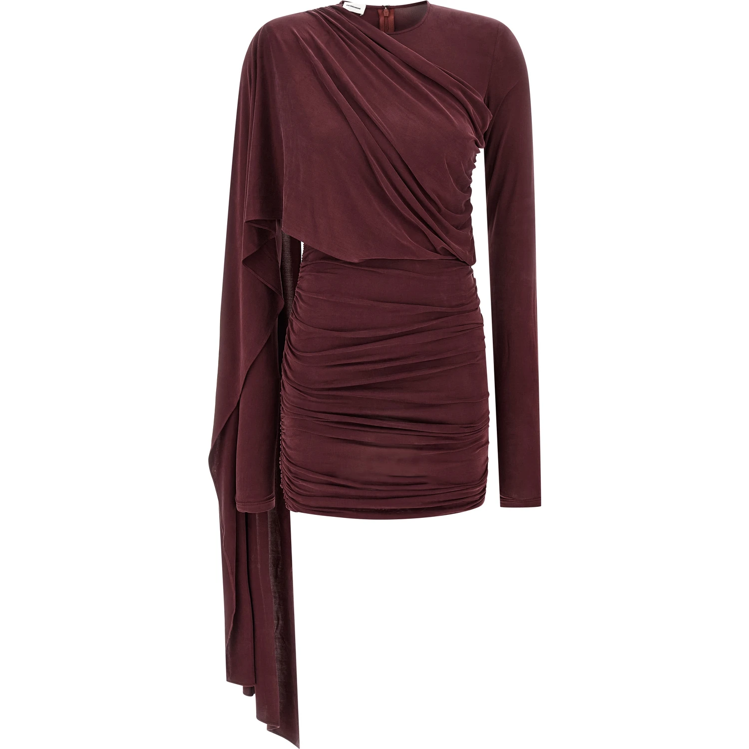 Bordeaux Copper Short Dress