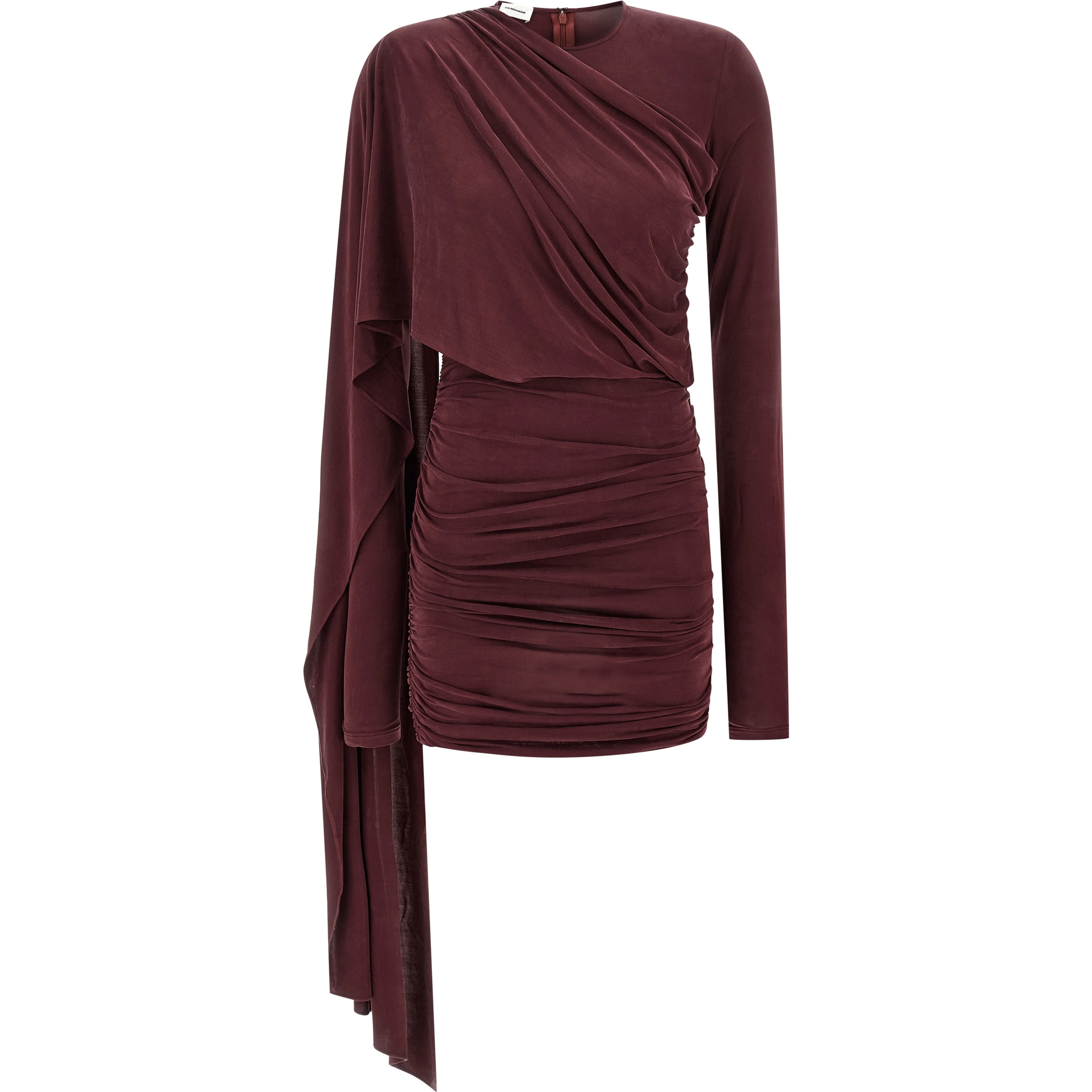 Bordeaux Copper Short Dress