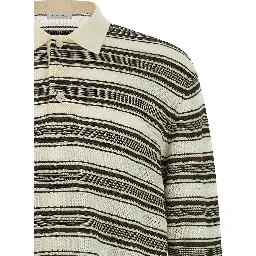 Multicolor Wool Polo Shirt