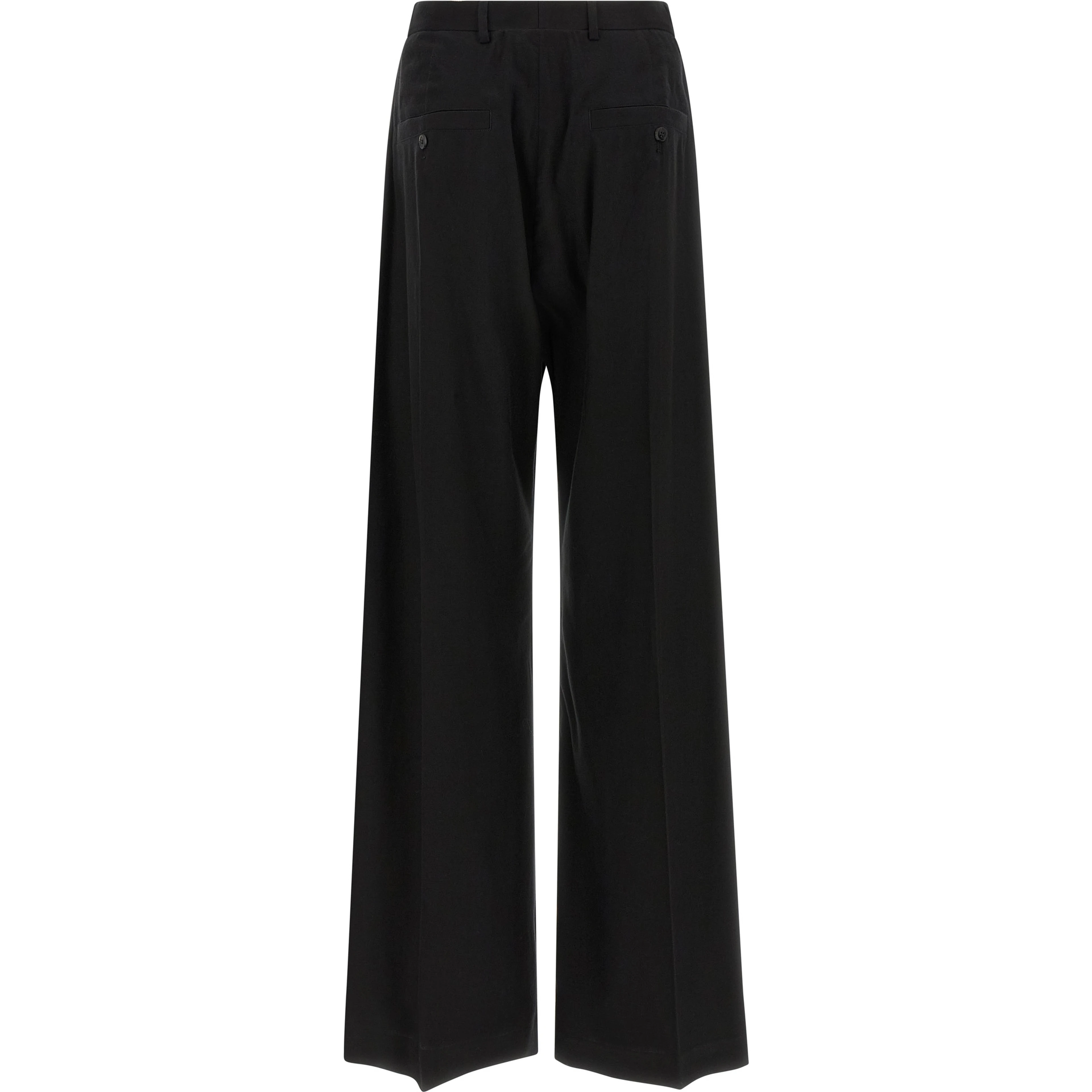 Black Cotton Pants