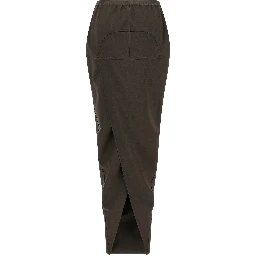 Gray Wool Mini Skirt