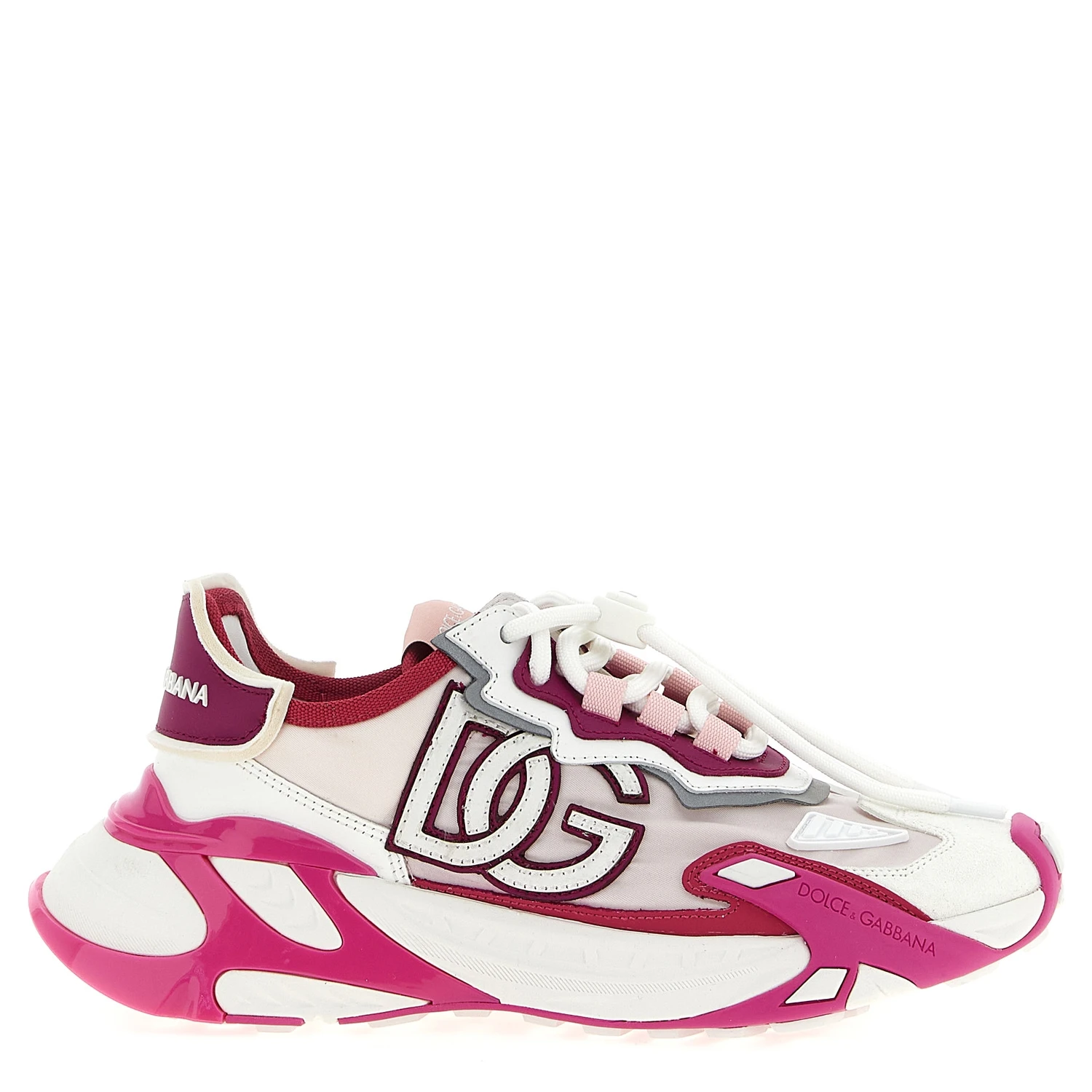 Fuchsia Viscose Athletic Sneakers