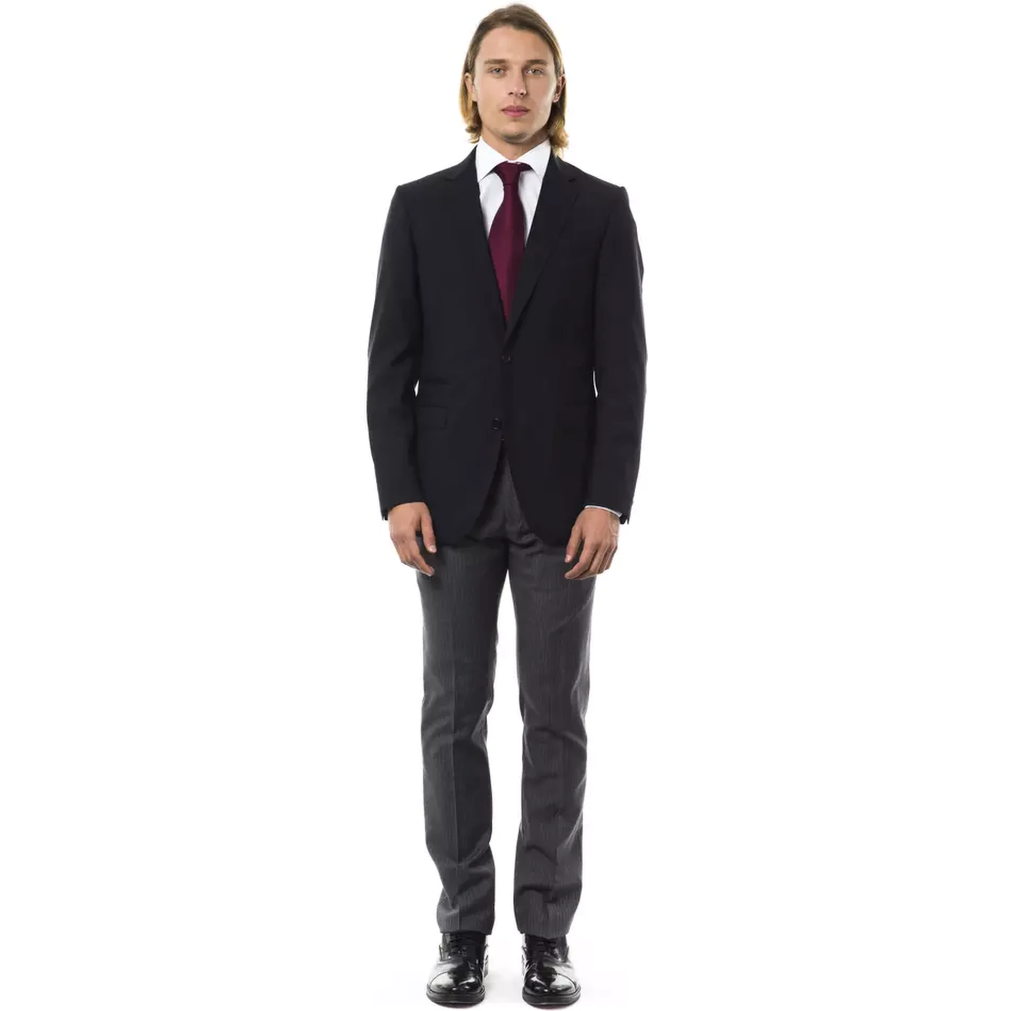 Black Wool Men's Blazer