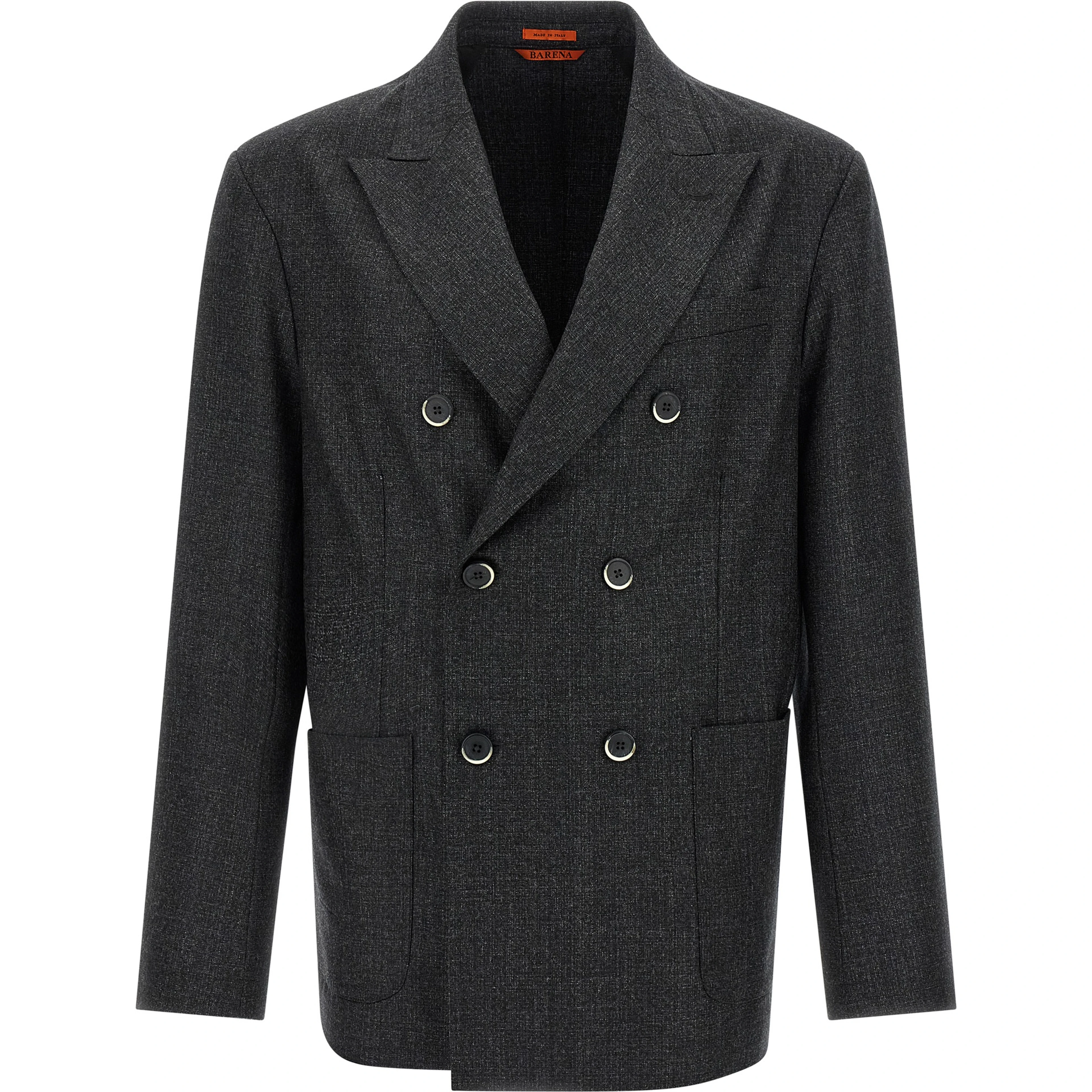 Gray Virgin Wool Blazer