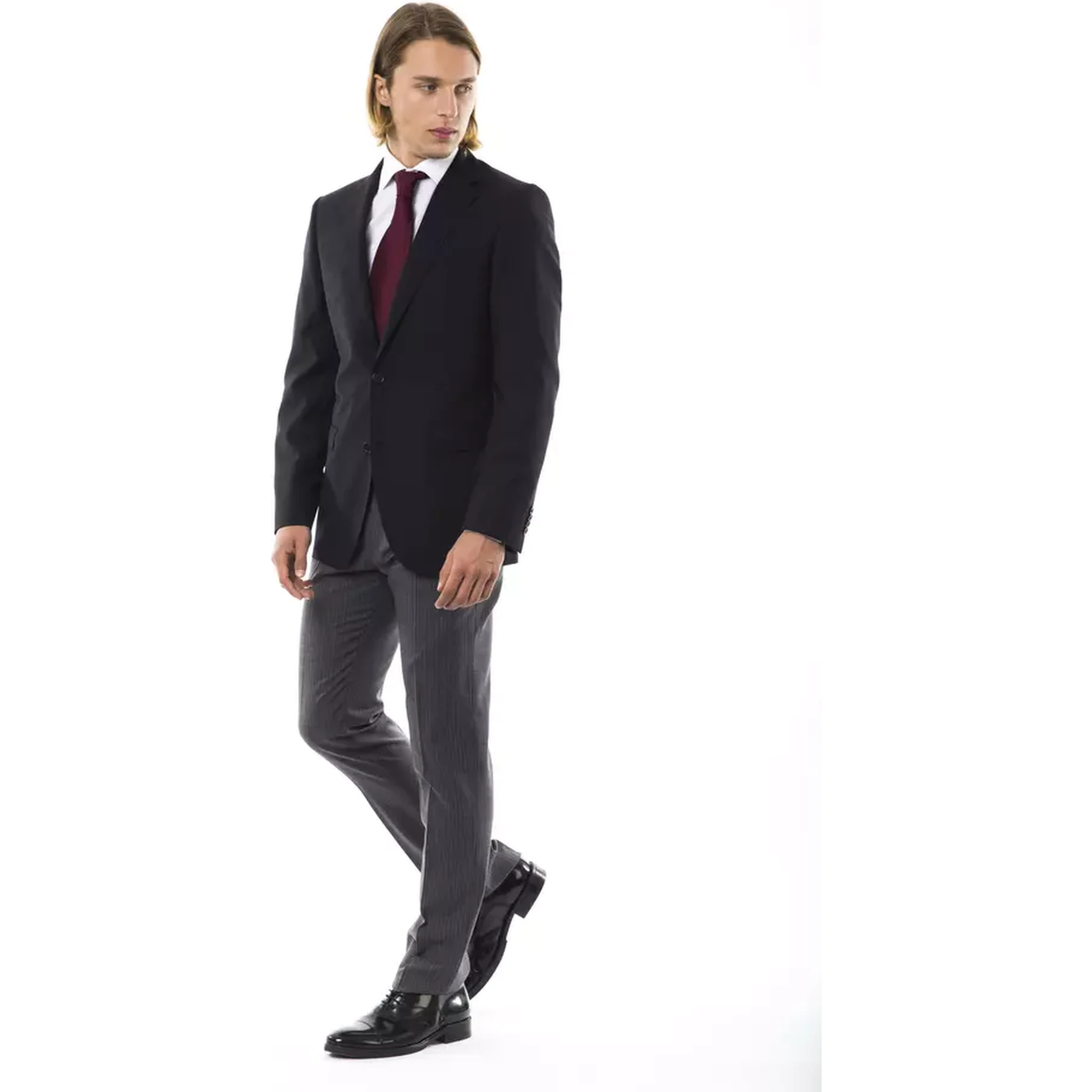 Black Wool Men's Blazer