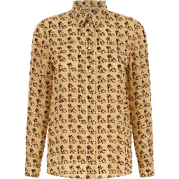 Beige Silk Blouse