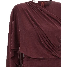 Bordeaux Copper Short Dress