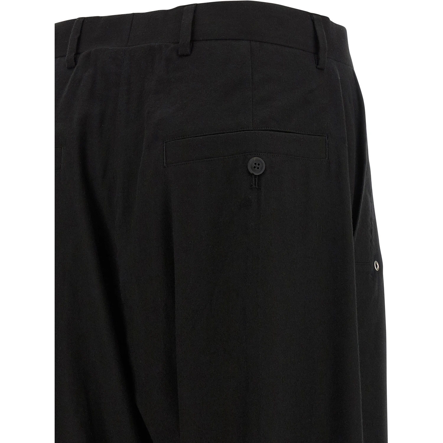 Black Cotton Pants