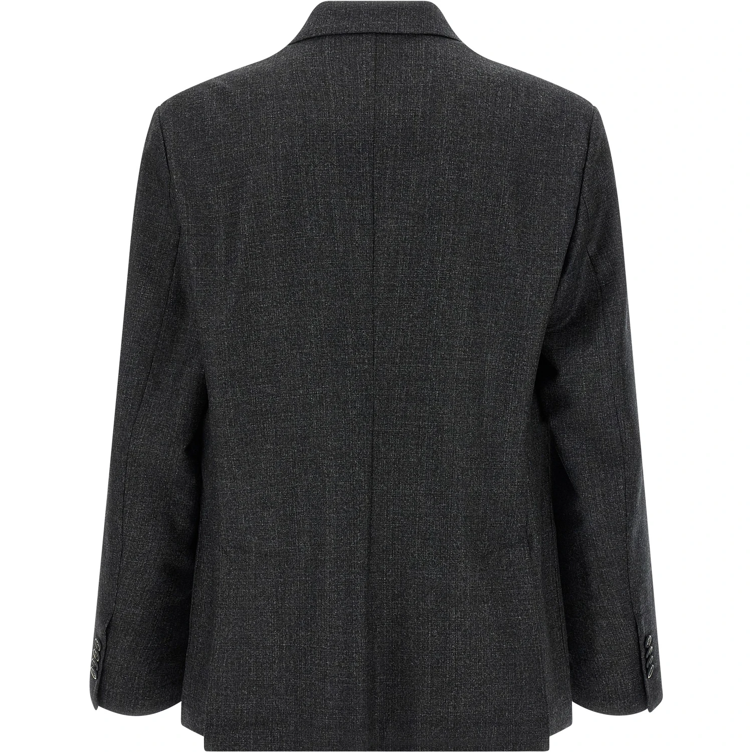 Gray Virgin Wool Blazer