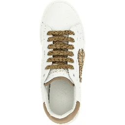 Beige Calfskin Sneakers