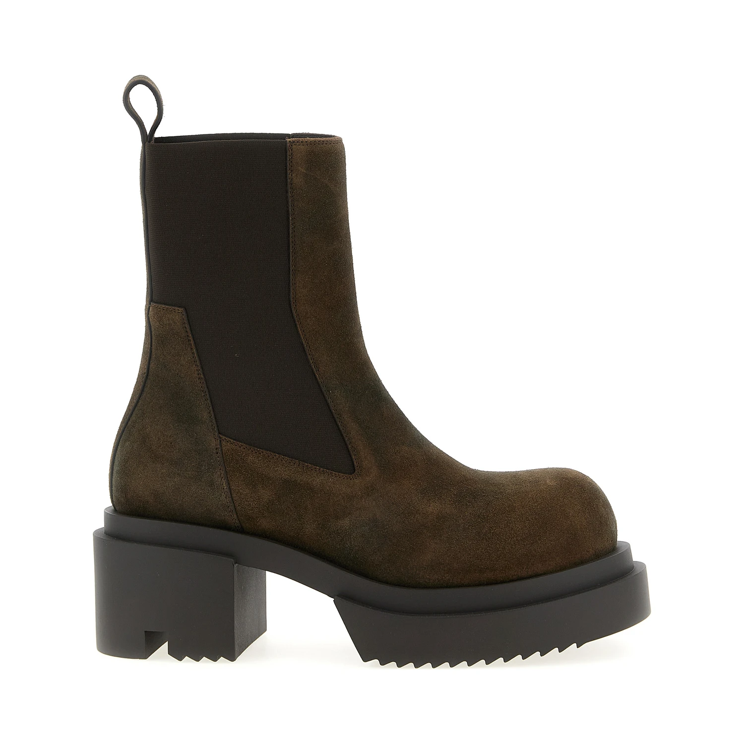 Brown Calfskin Ankle Boots