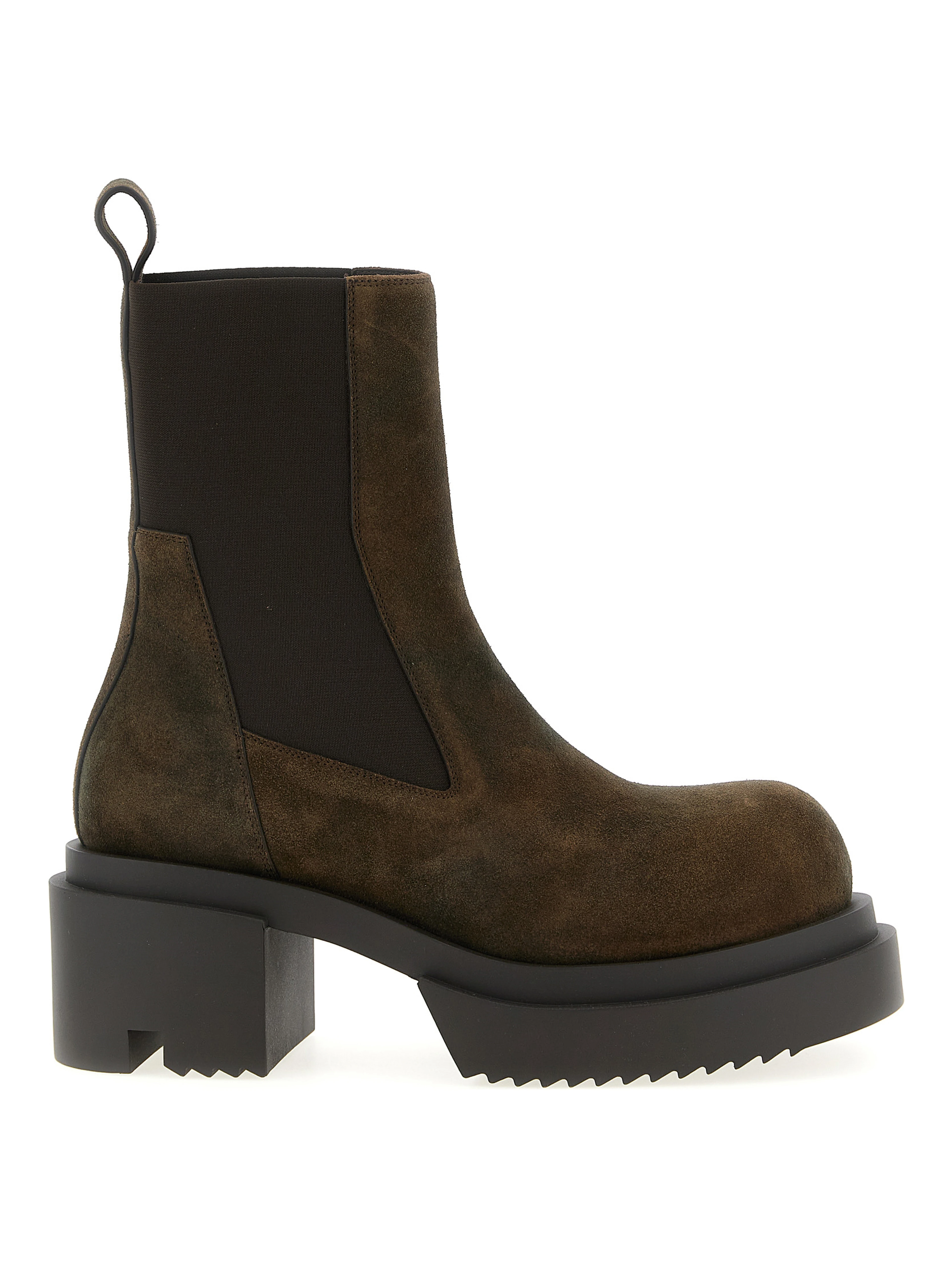 Brown Calfskin Ankle Boots