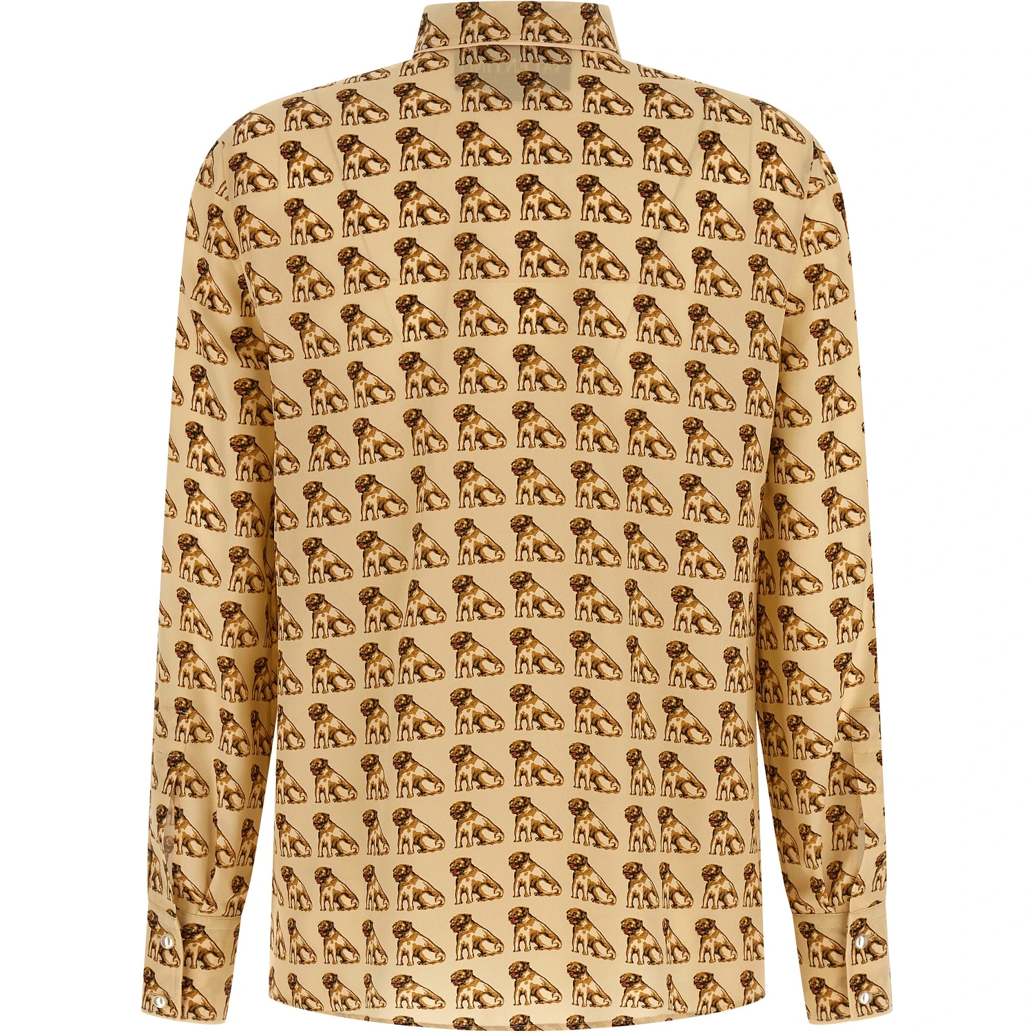 Beige Silk Blouse