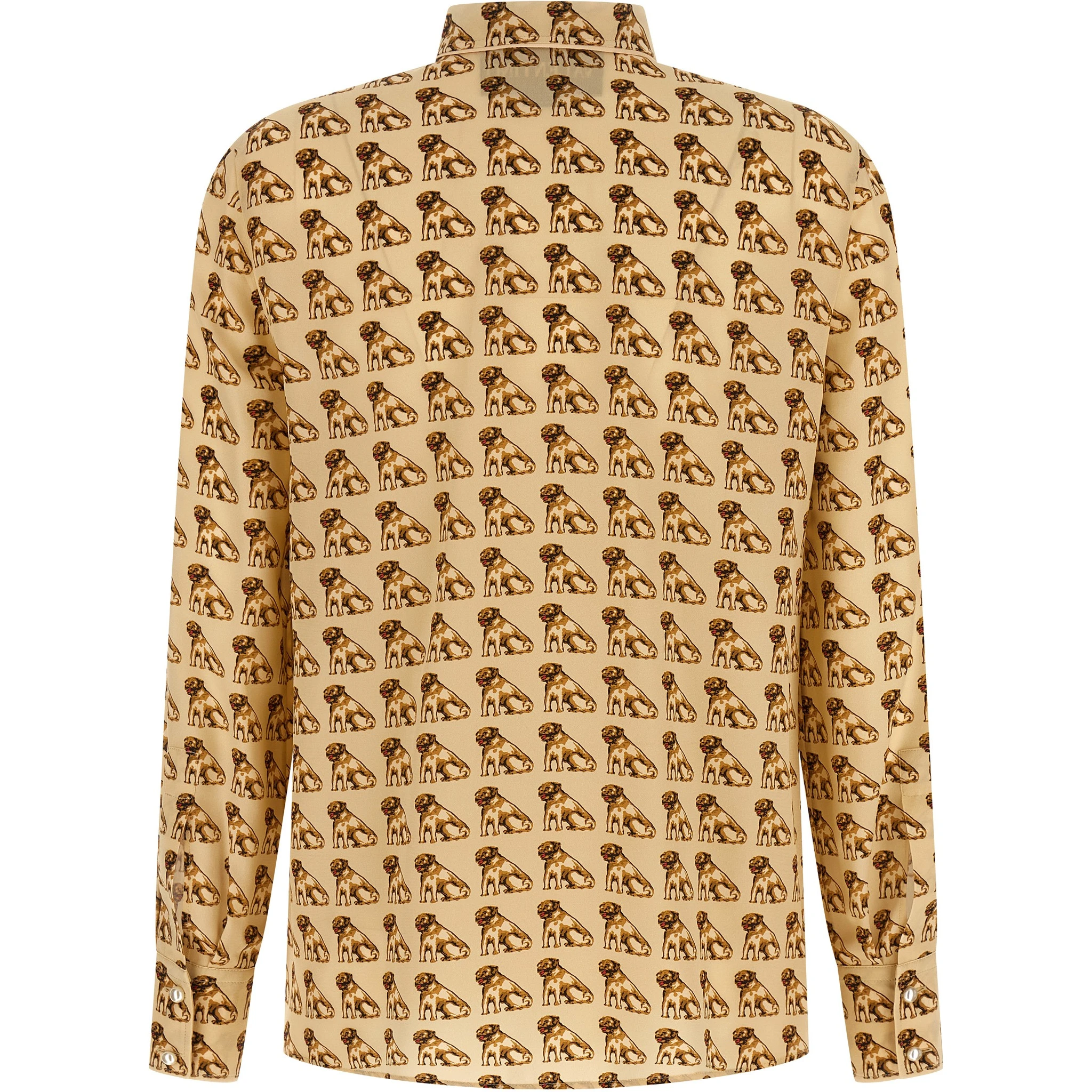 Beige Silk Blouse