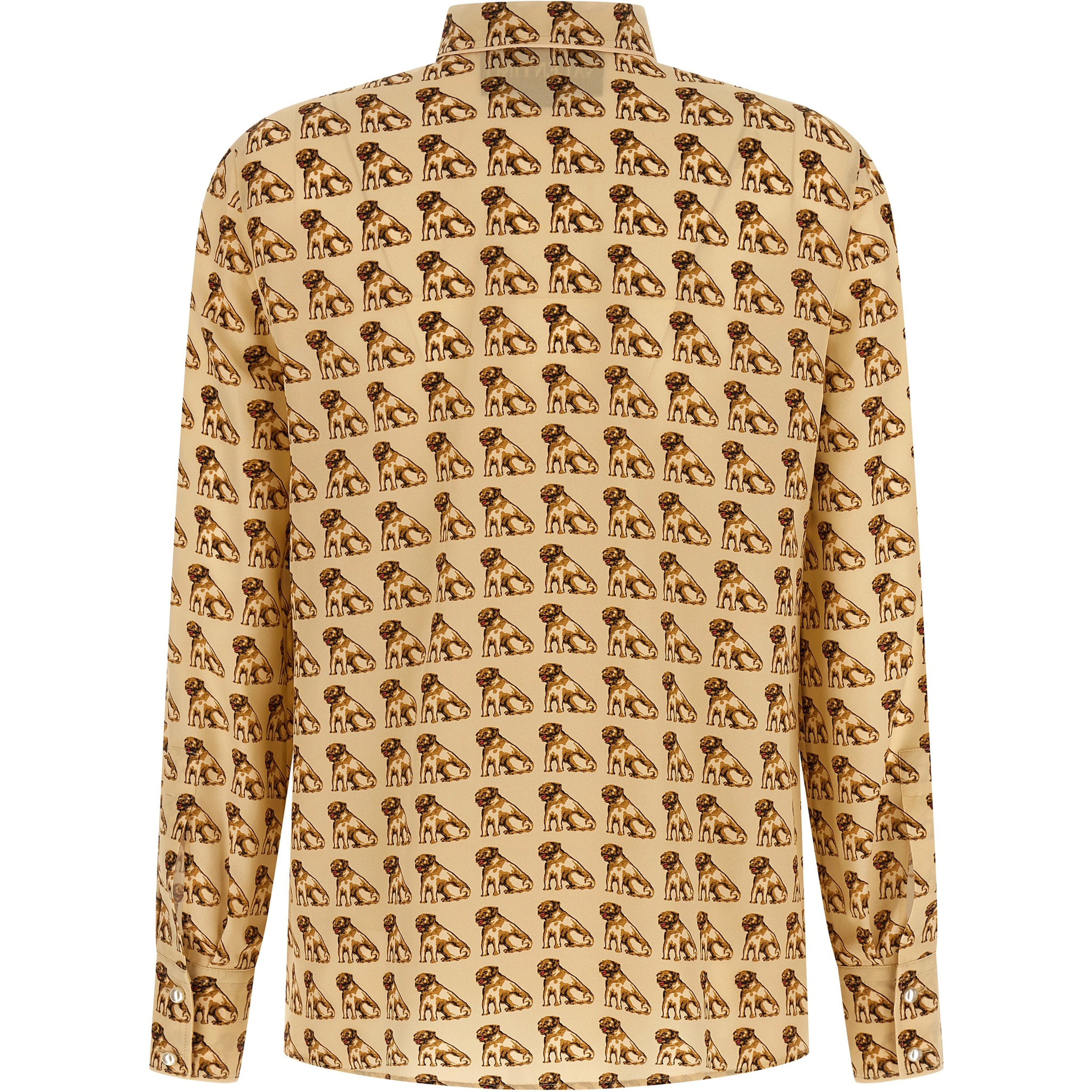 Beige Silk Blouse