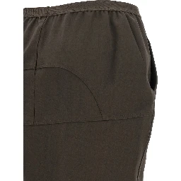 Gray Wool Mini Skirt