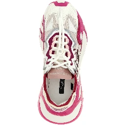 Fuchsia Viscose Athletic Sneakers