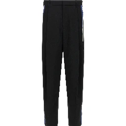 Black Virgin Wool Dress Pants
