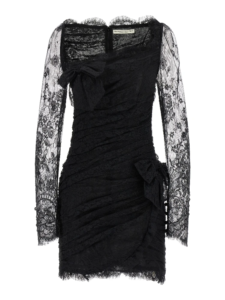 Black Organic Cotton Short Dress