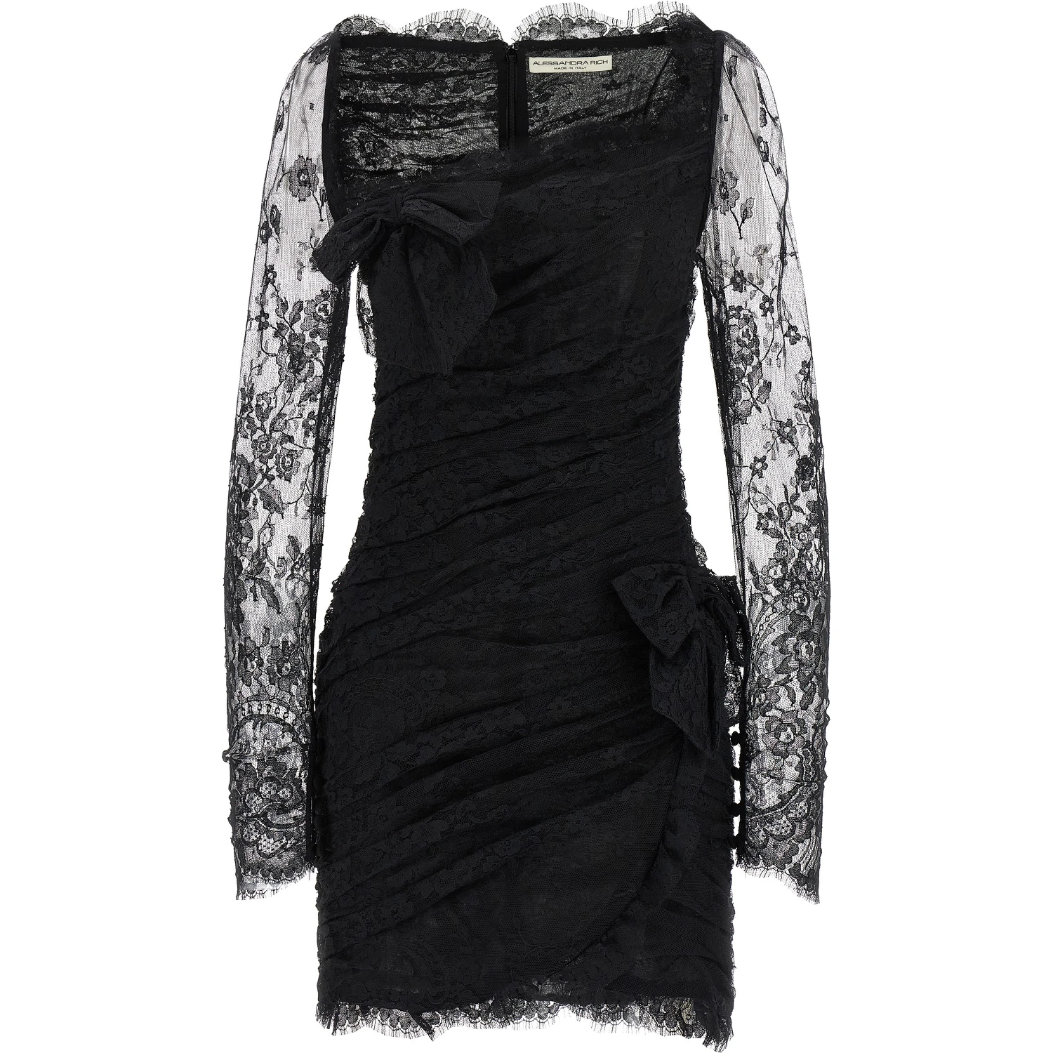 Black Organic Cotton Short Dress