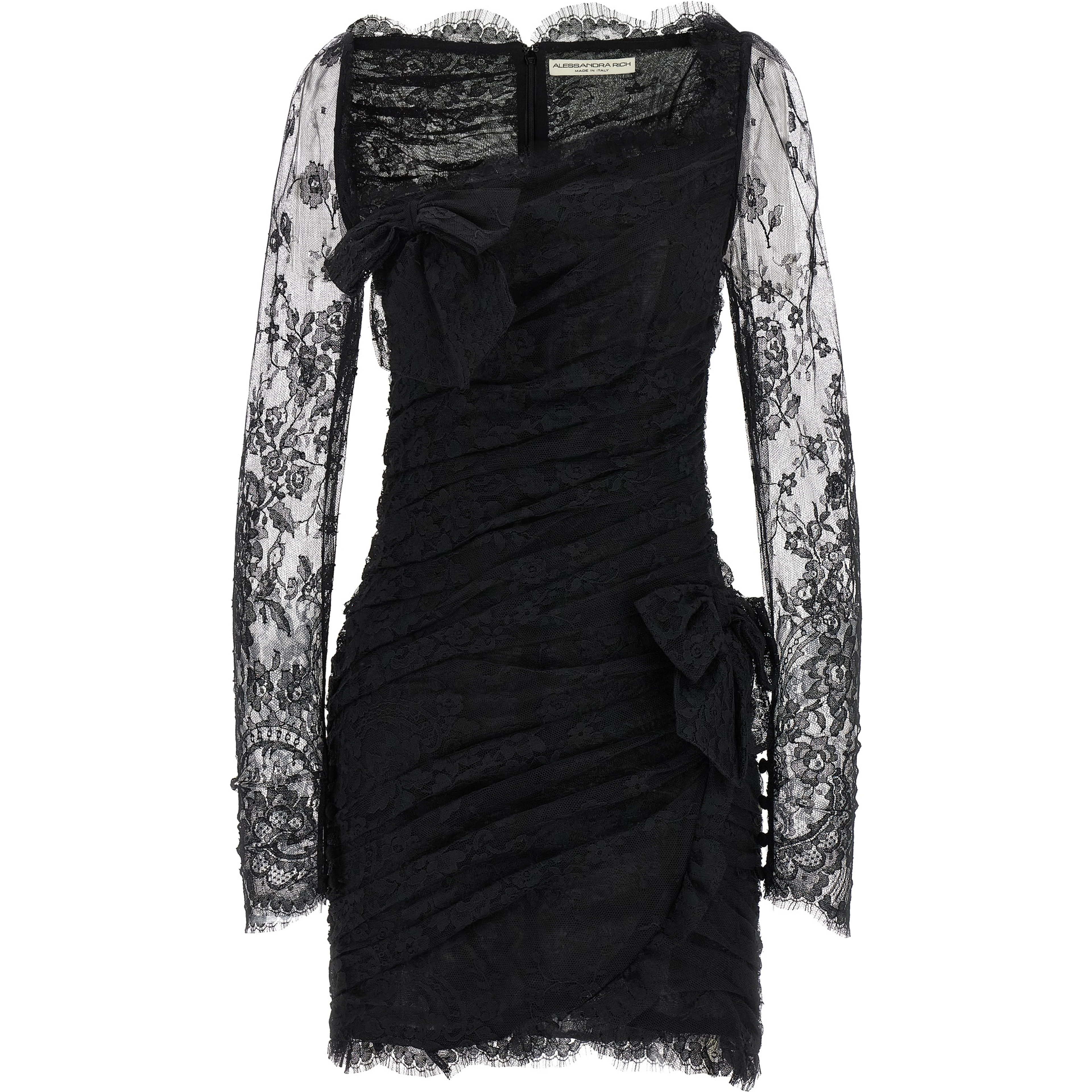 Black Organic Cotton Short Dress