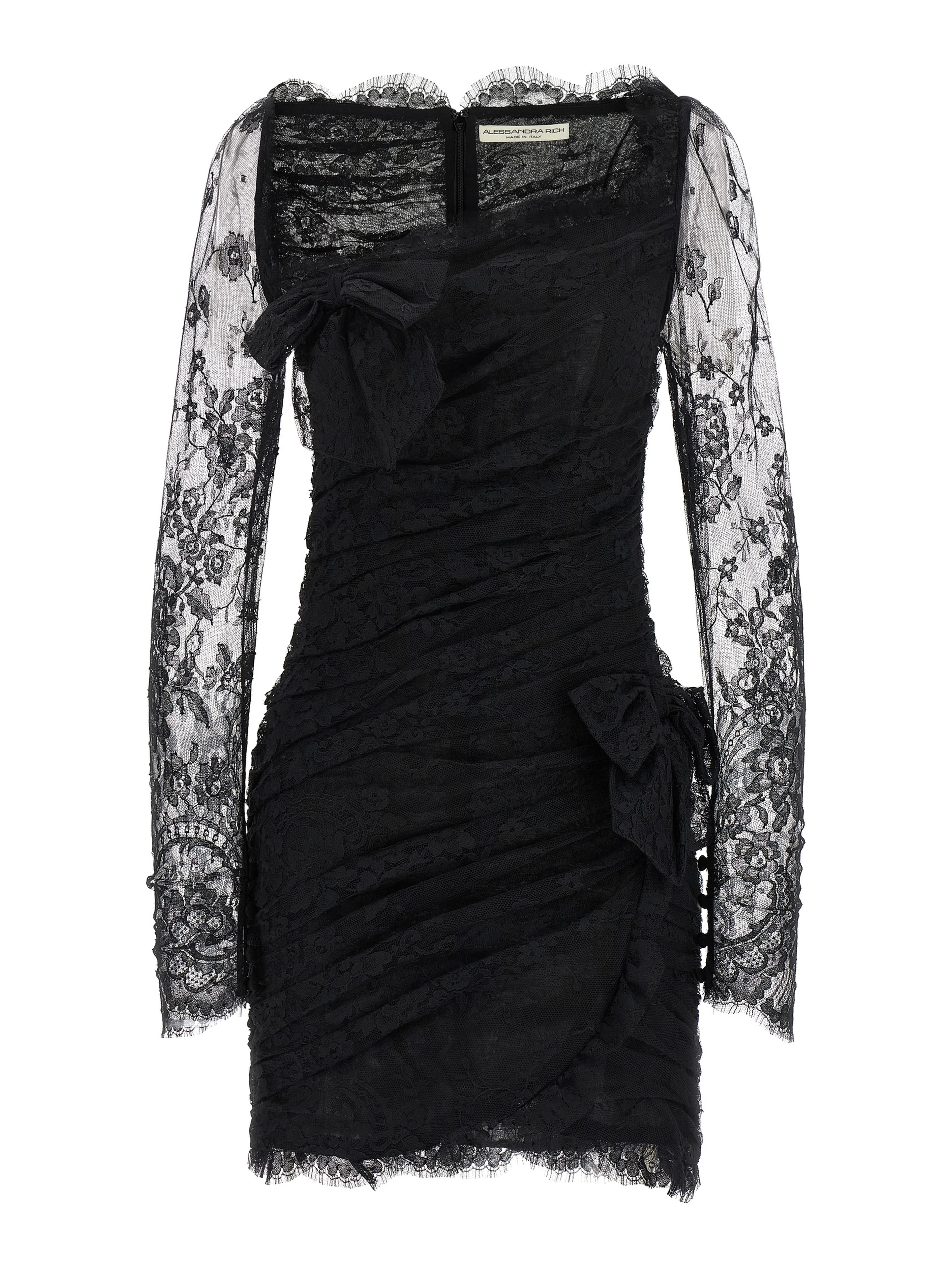 Black Organic Cotton Short Dress
