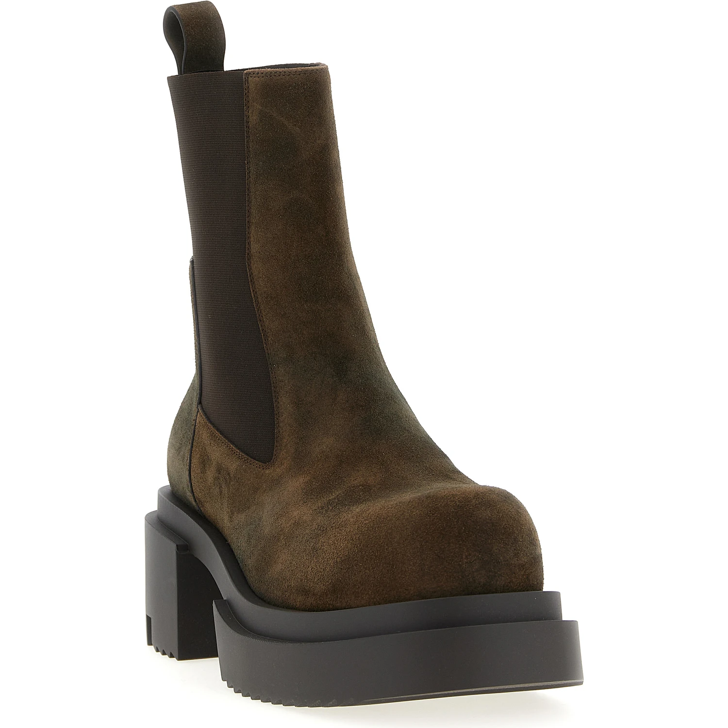Brown Calfskin Ankle Boots