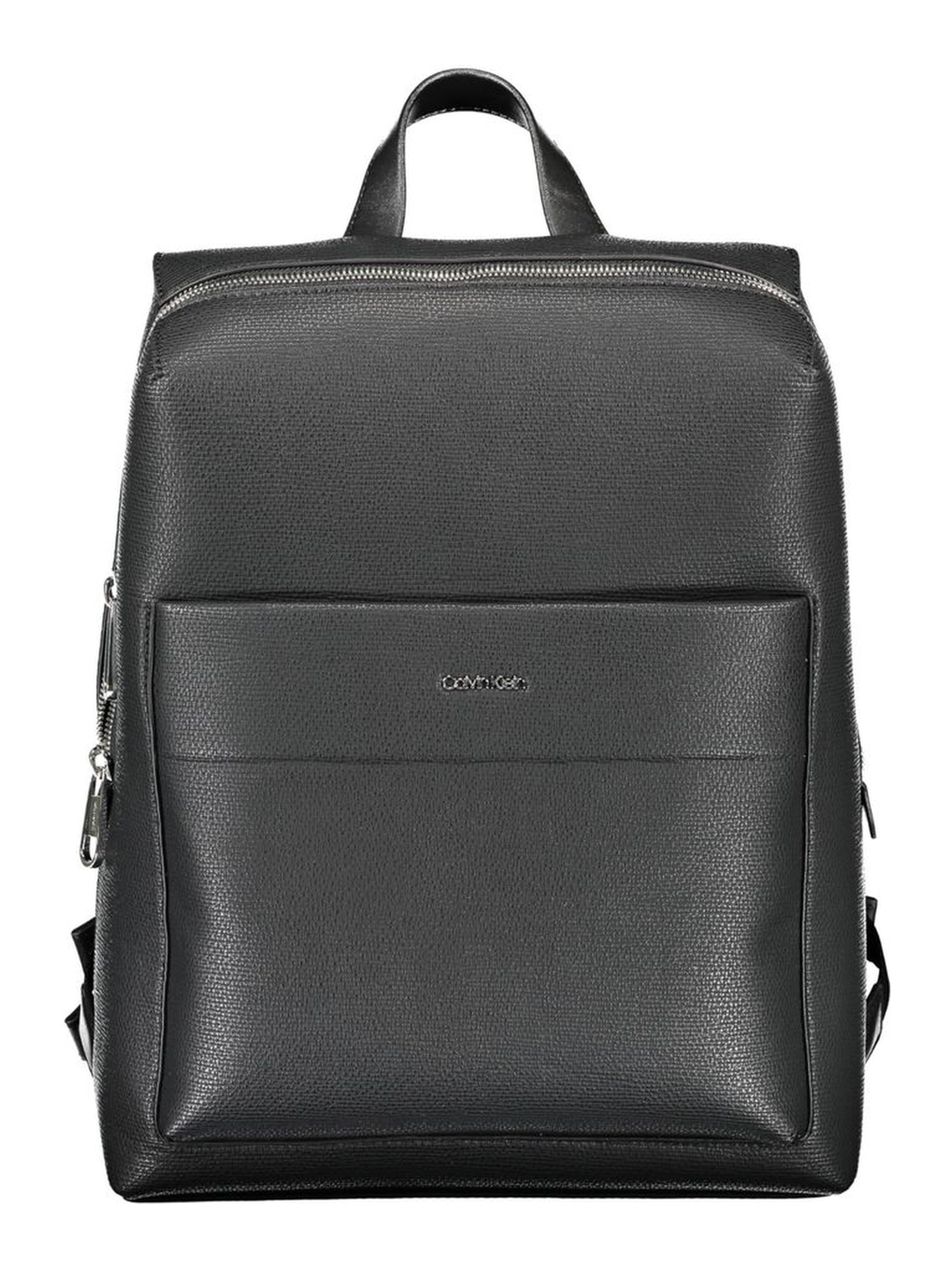 Nero Polyester Men Backpack