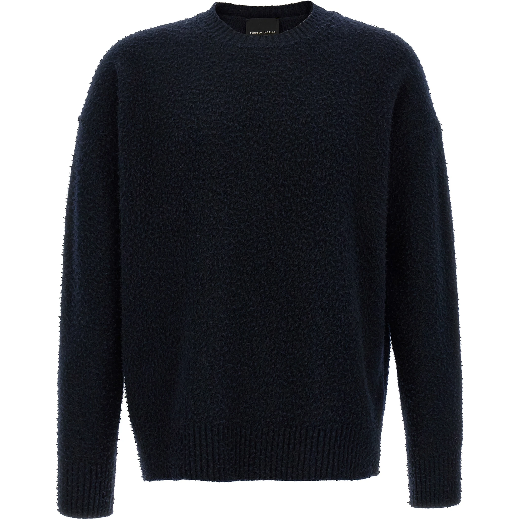 Blue Merino Wool Cardigan