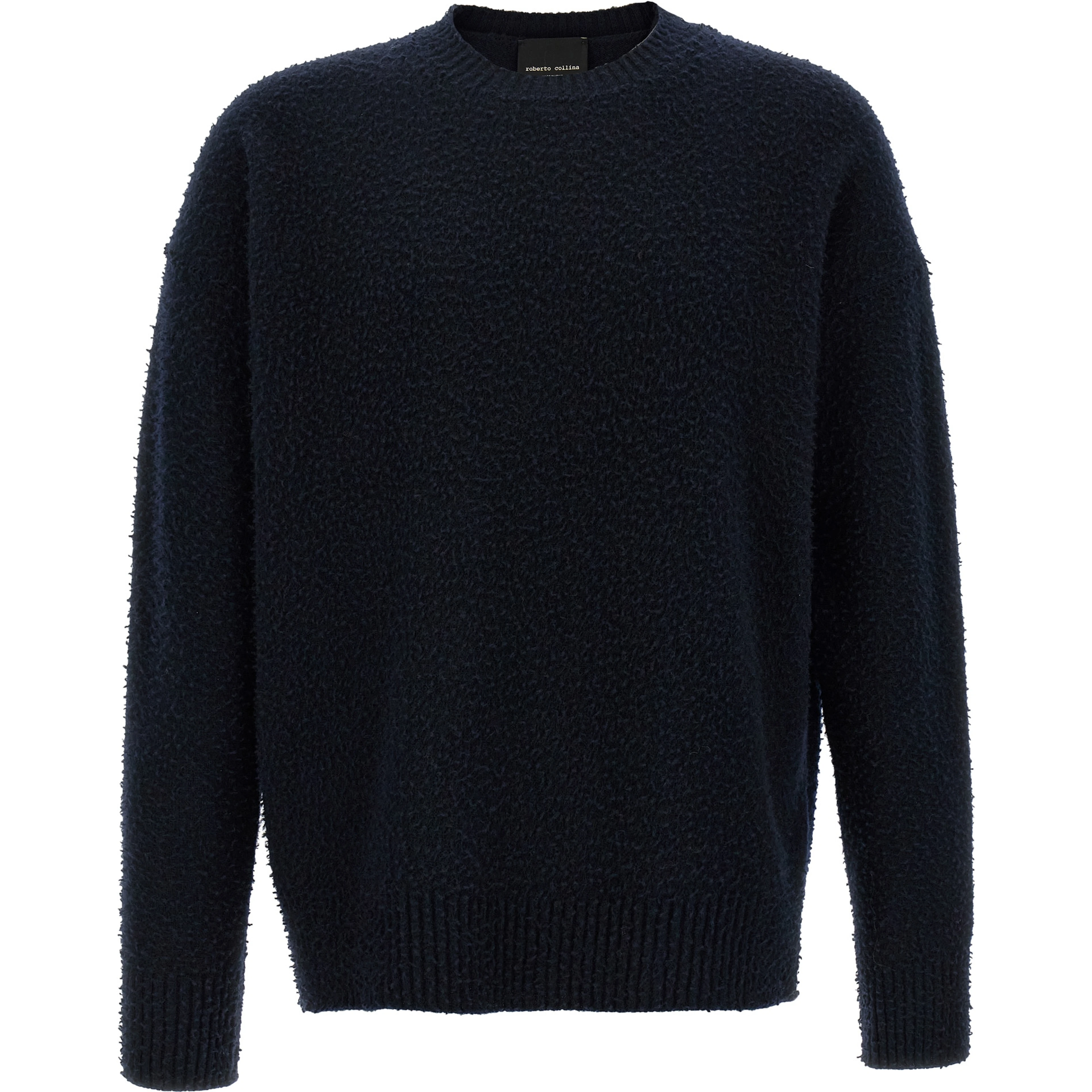 Blue Merino Wool Cardigan