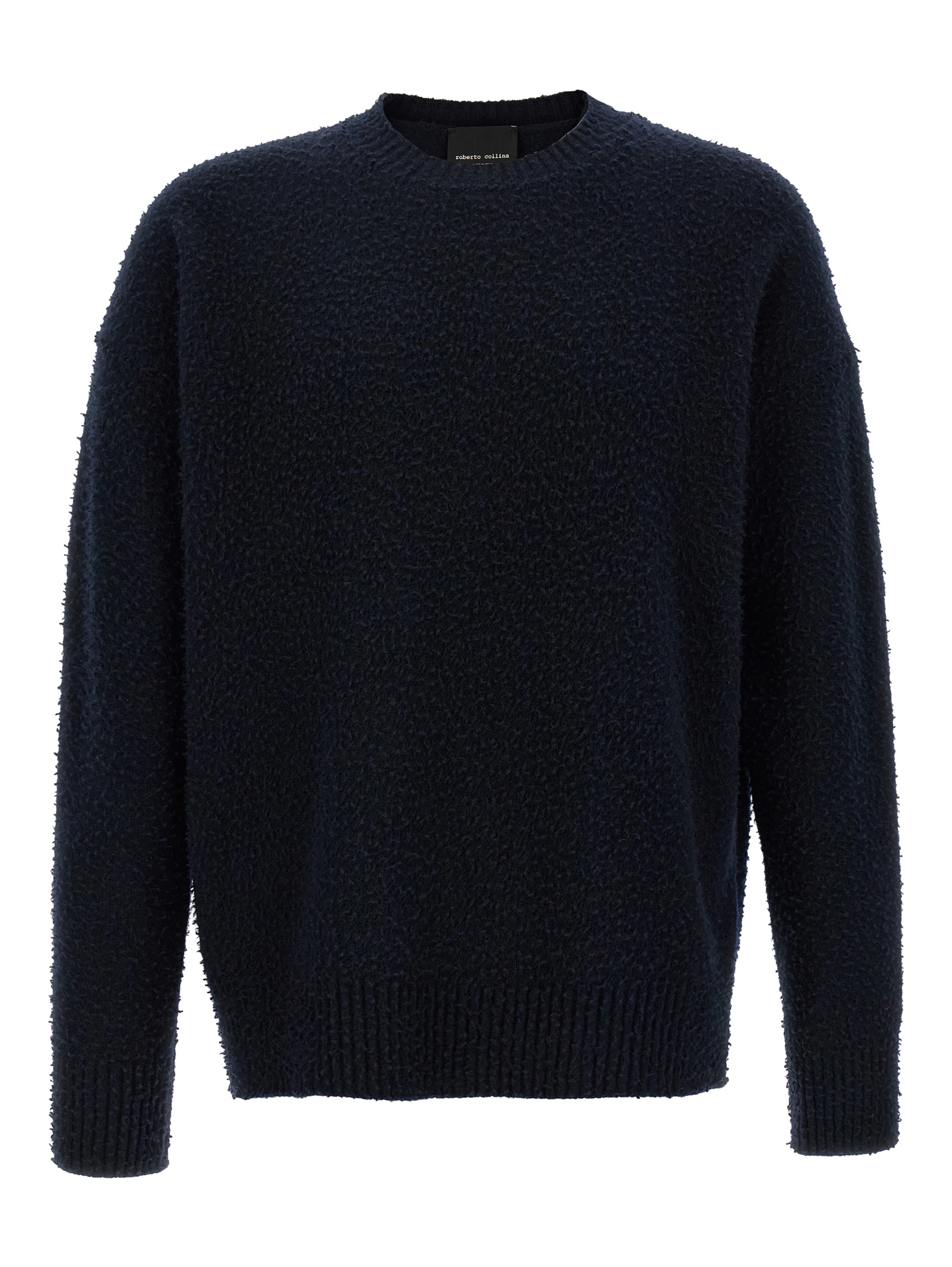 Blue Merino Wool Cardigan