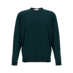 Bicolor Merino Wool Cardigan