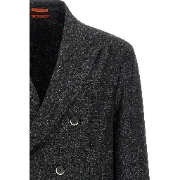 Gray Virgin Wool Blazer