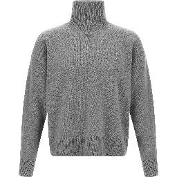 Gray Wool Cardigan