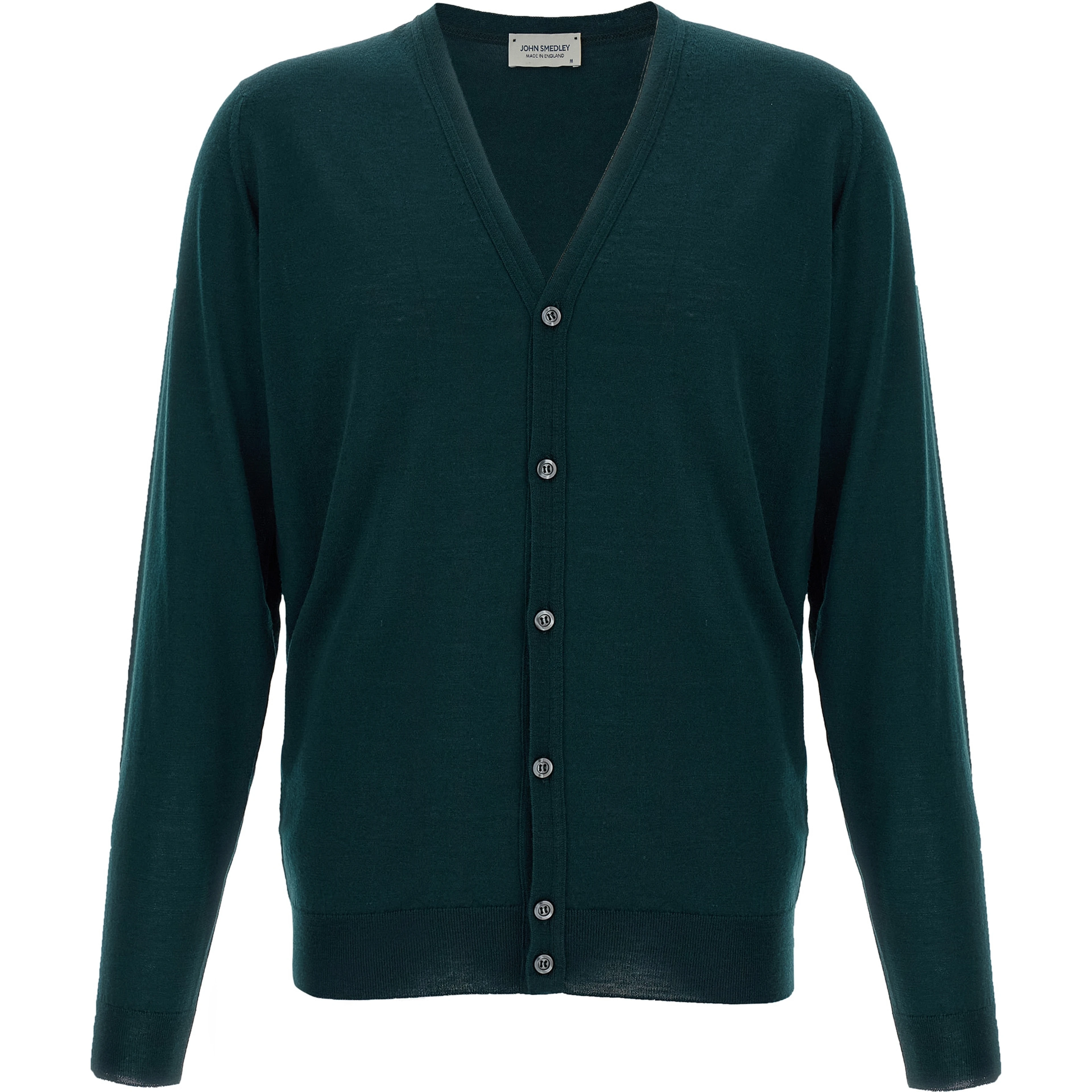 Bicolor Merino Wool Cardigan