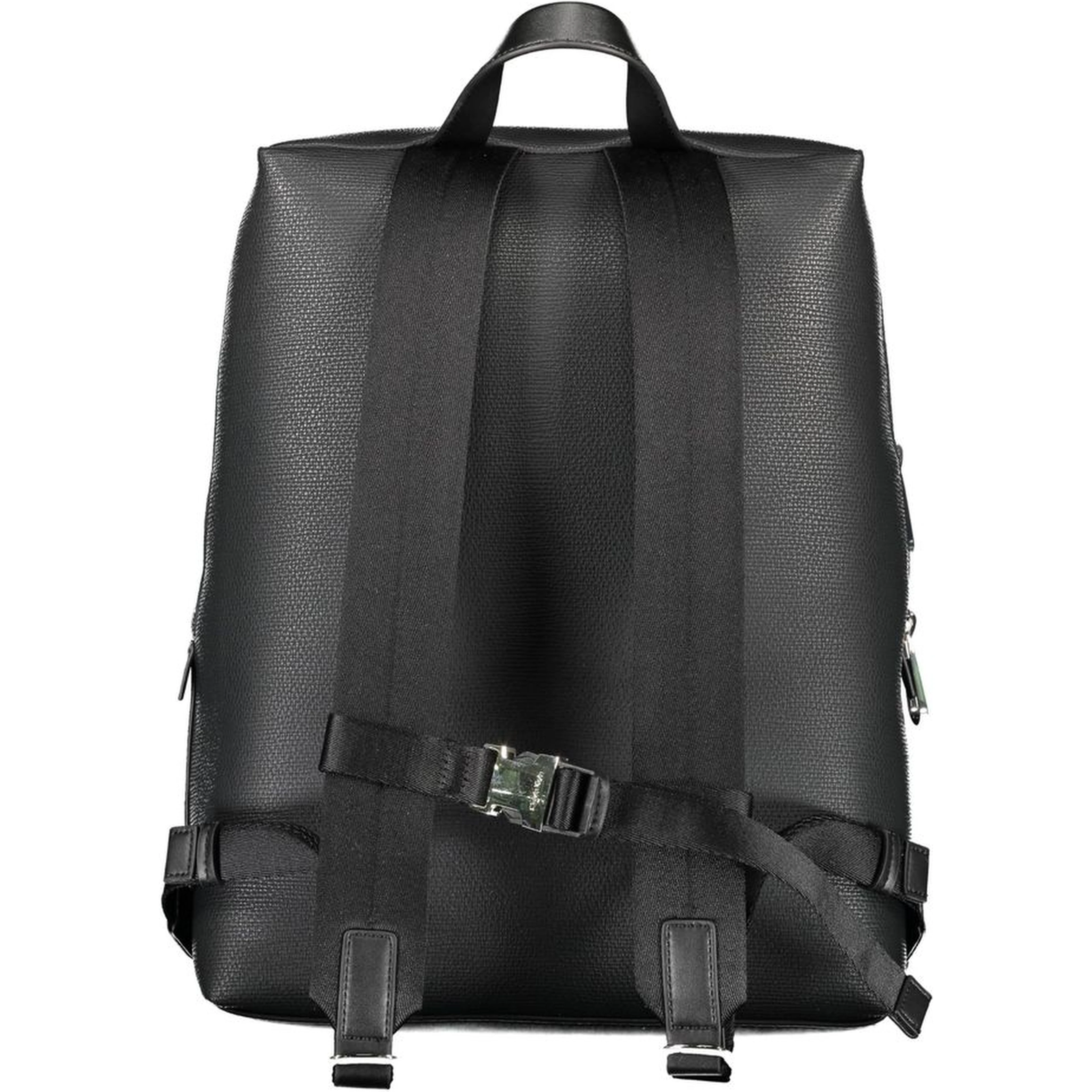 Nero Polyester Men Backpack