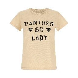 Beige Cotton T-Shirt