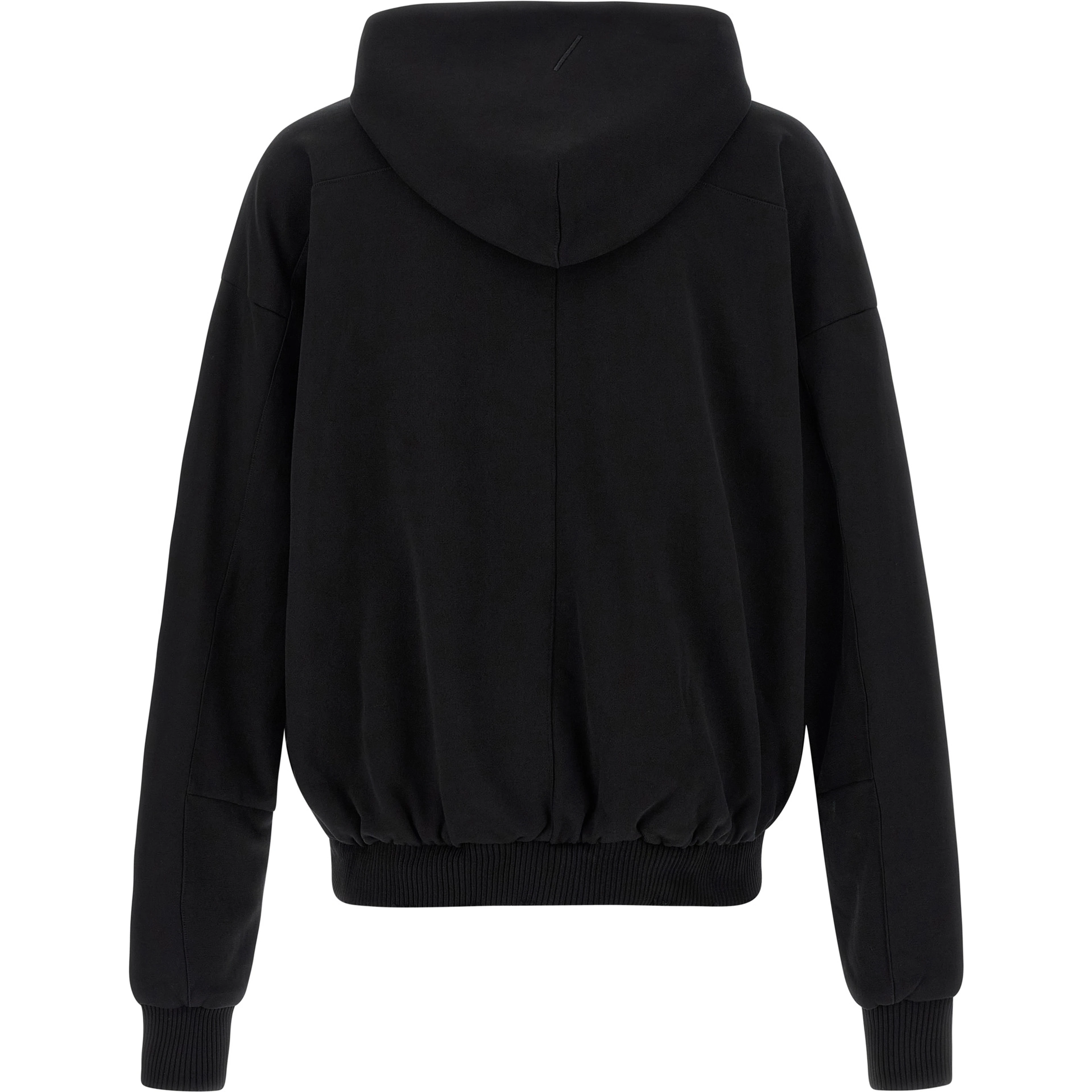 Black Cotton Sweatshirt