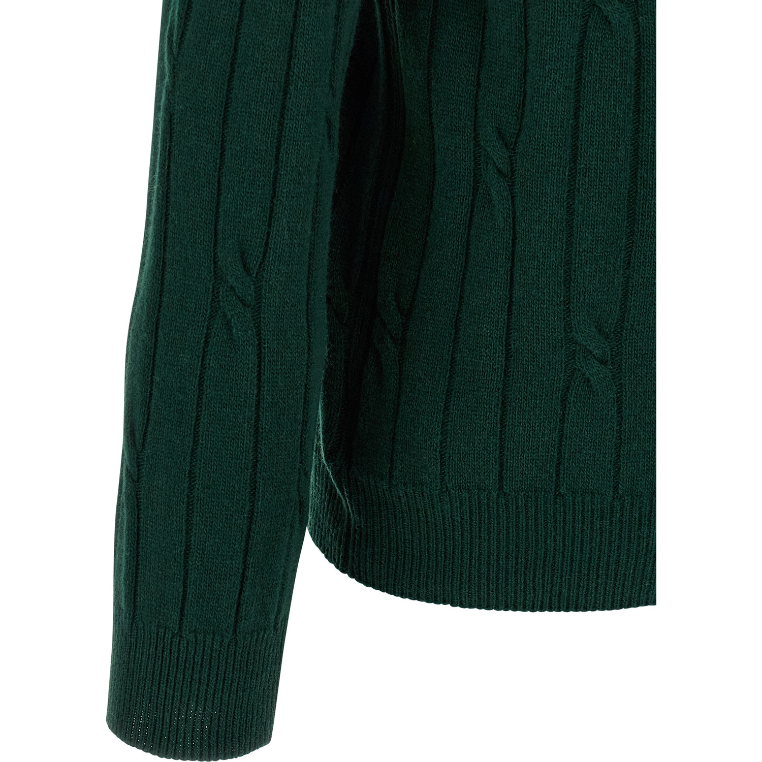 Bicolor Virgin Wool Polo Shirt