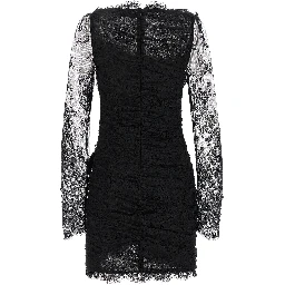 Black Organic Cotton Short Dress