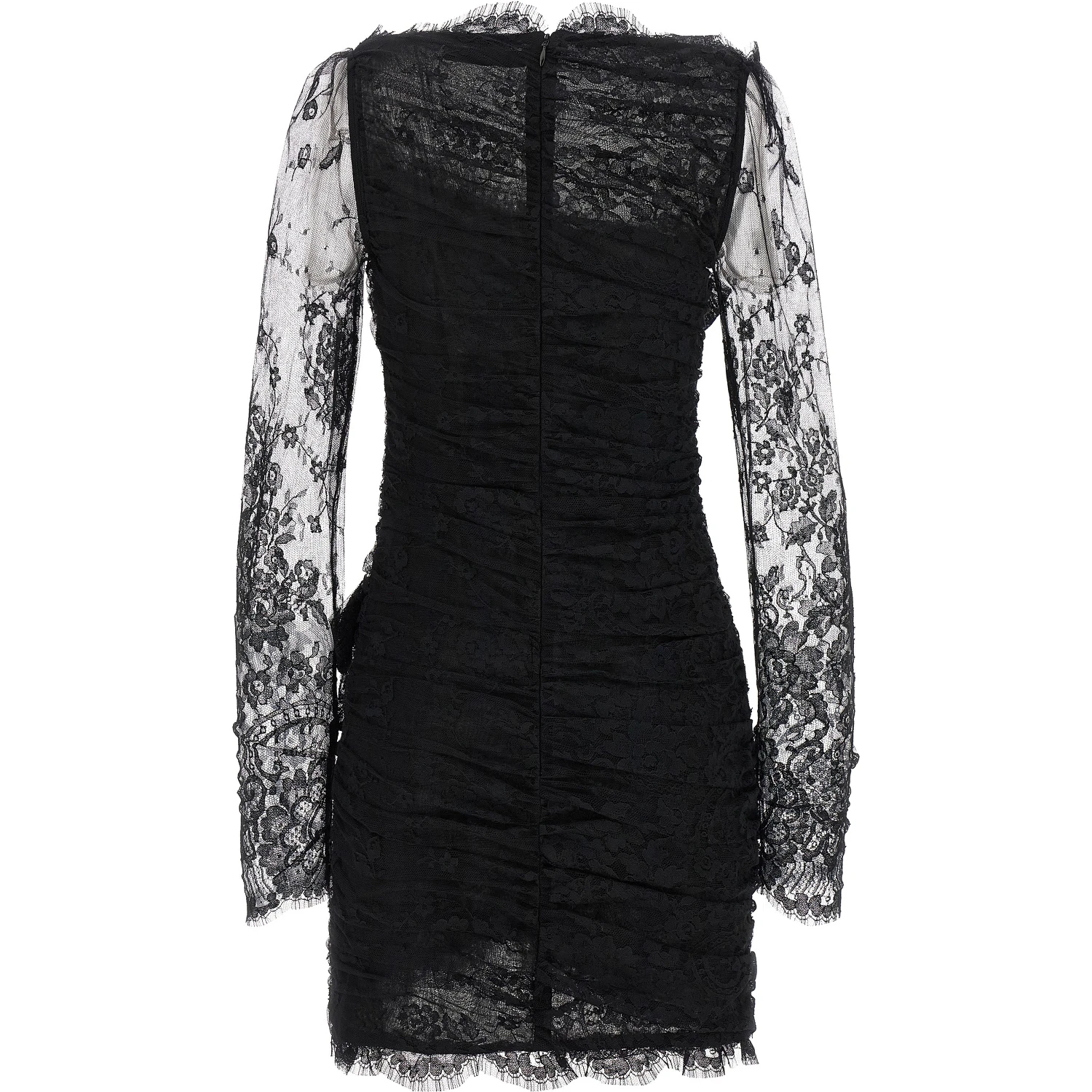 Black Organic Cotton Short Dress