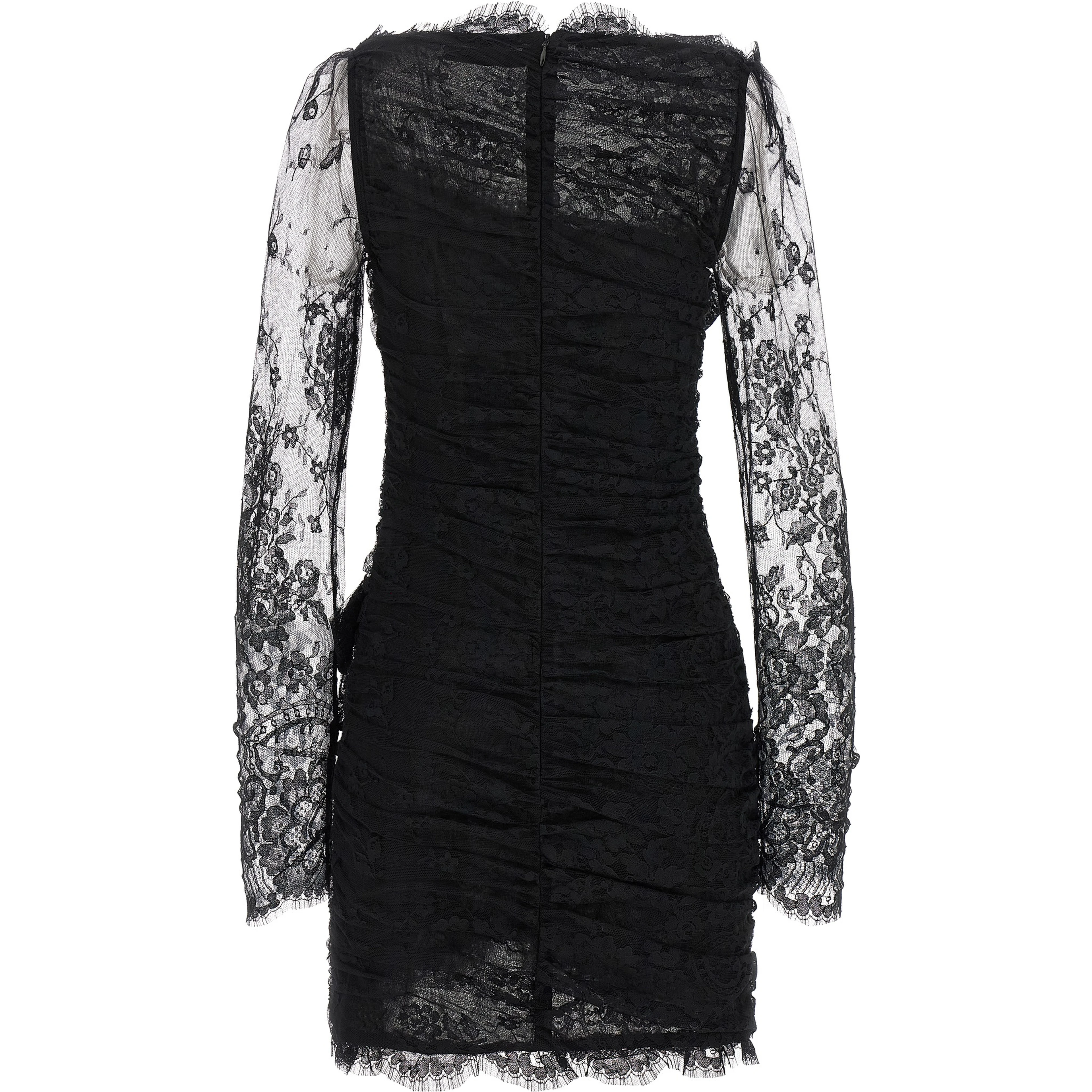 Black Organic Cotton Short Dress