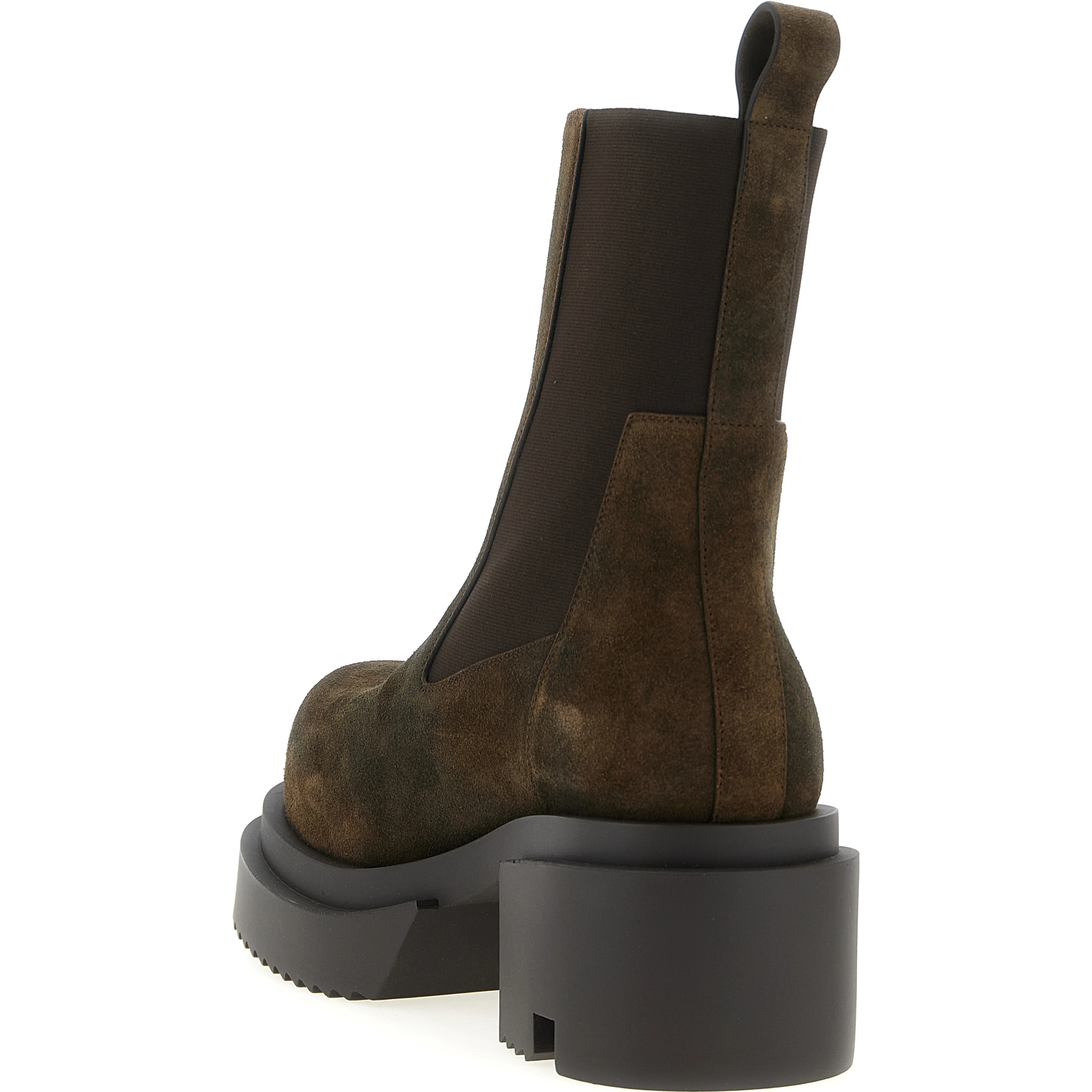 Brown Calfskin Ankle Boots