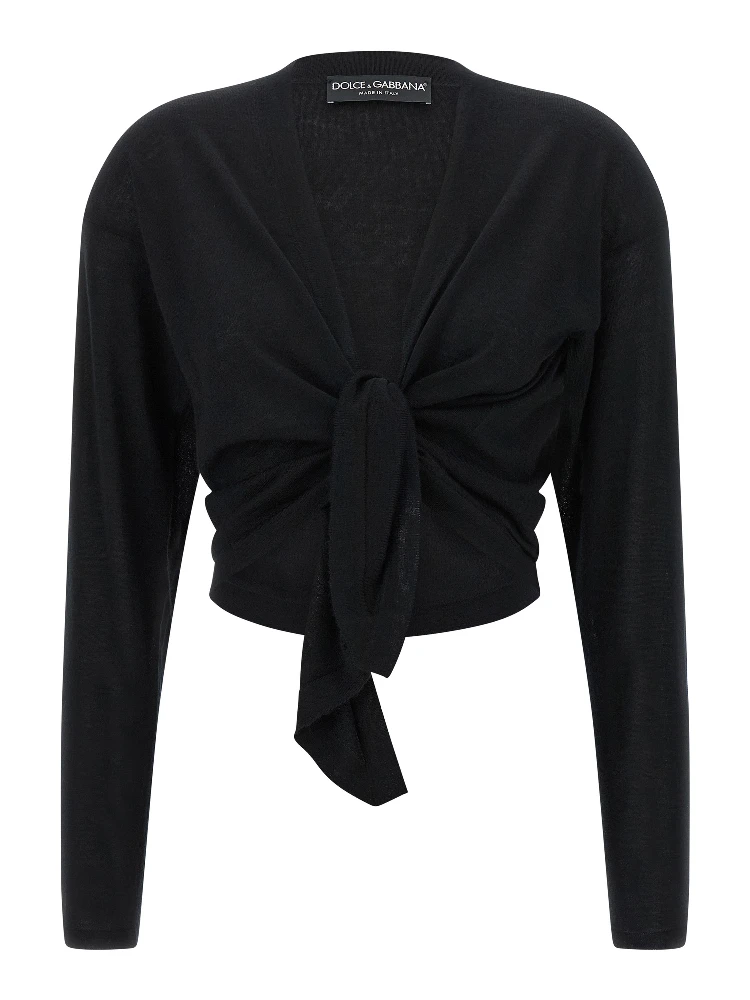 Black Cashmere Cardigan