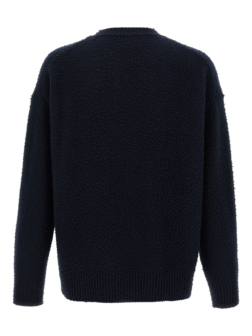 Blue Merino Wool Cardigan