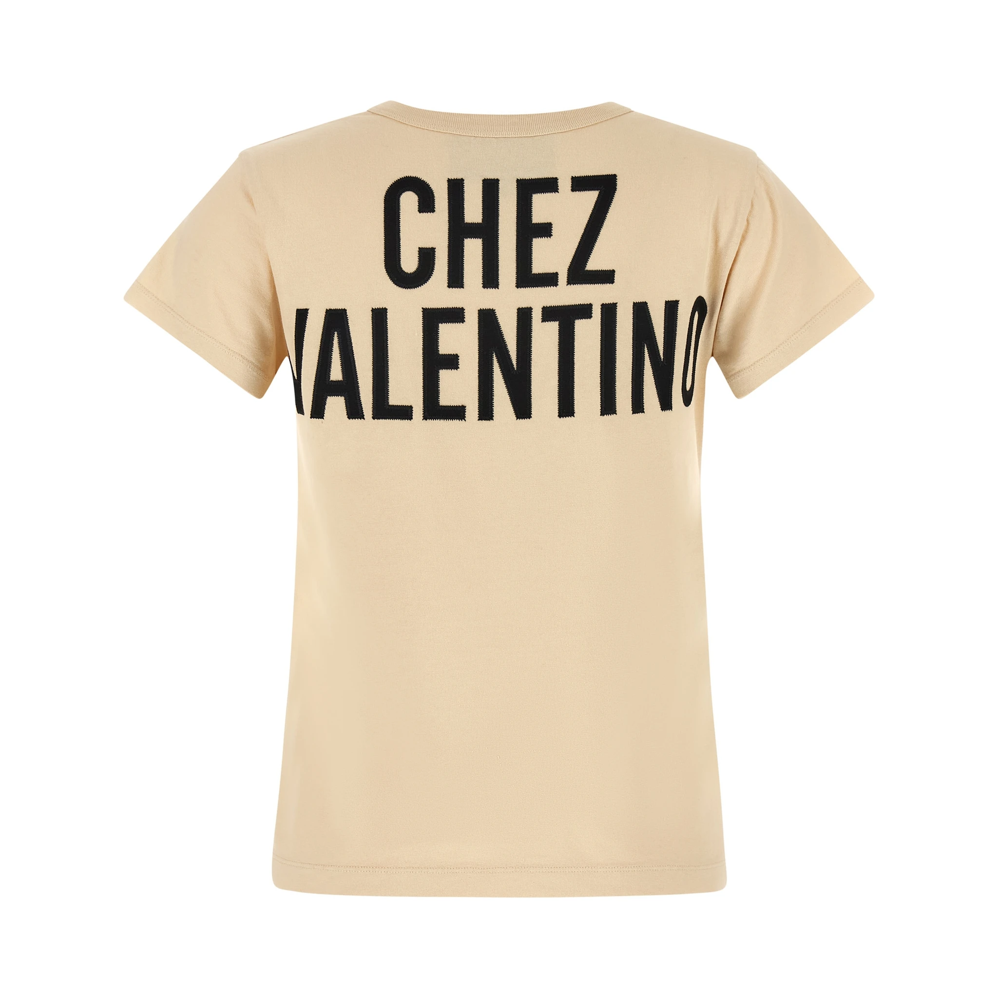 Beige Cotton T-Shirt