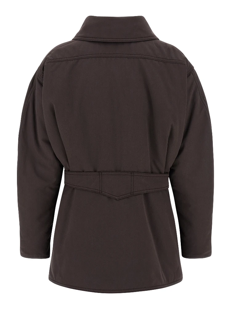 Brown Polyester Parka alternative