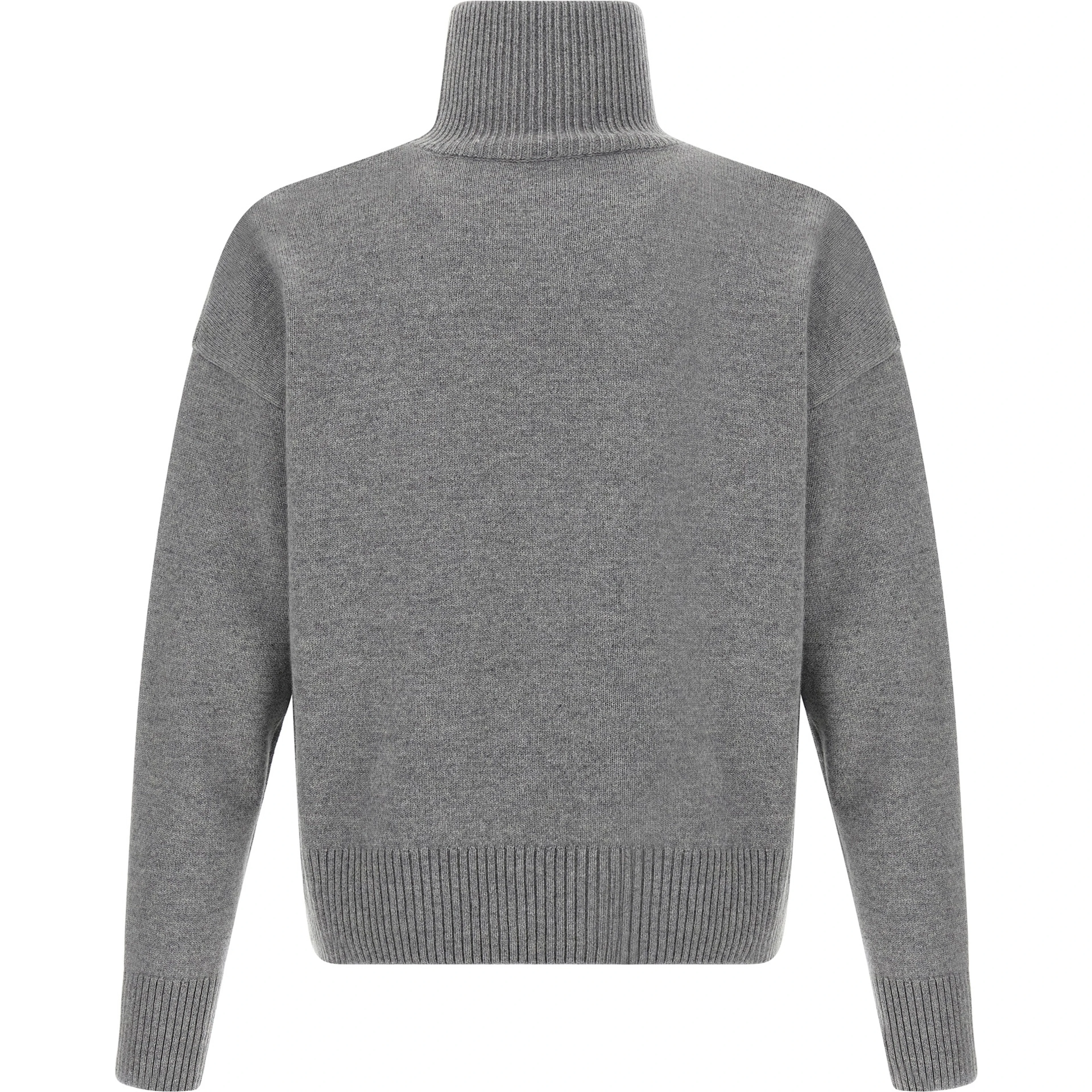 Gray Wool Cardigan