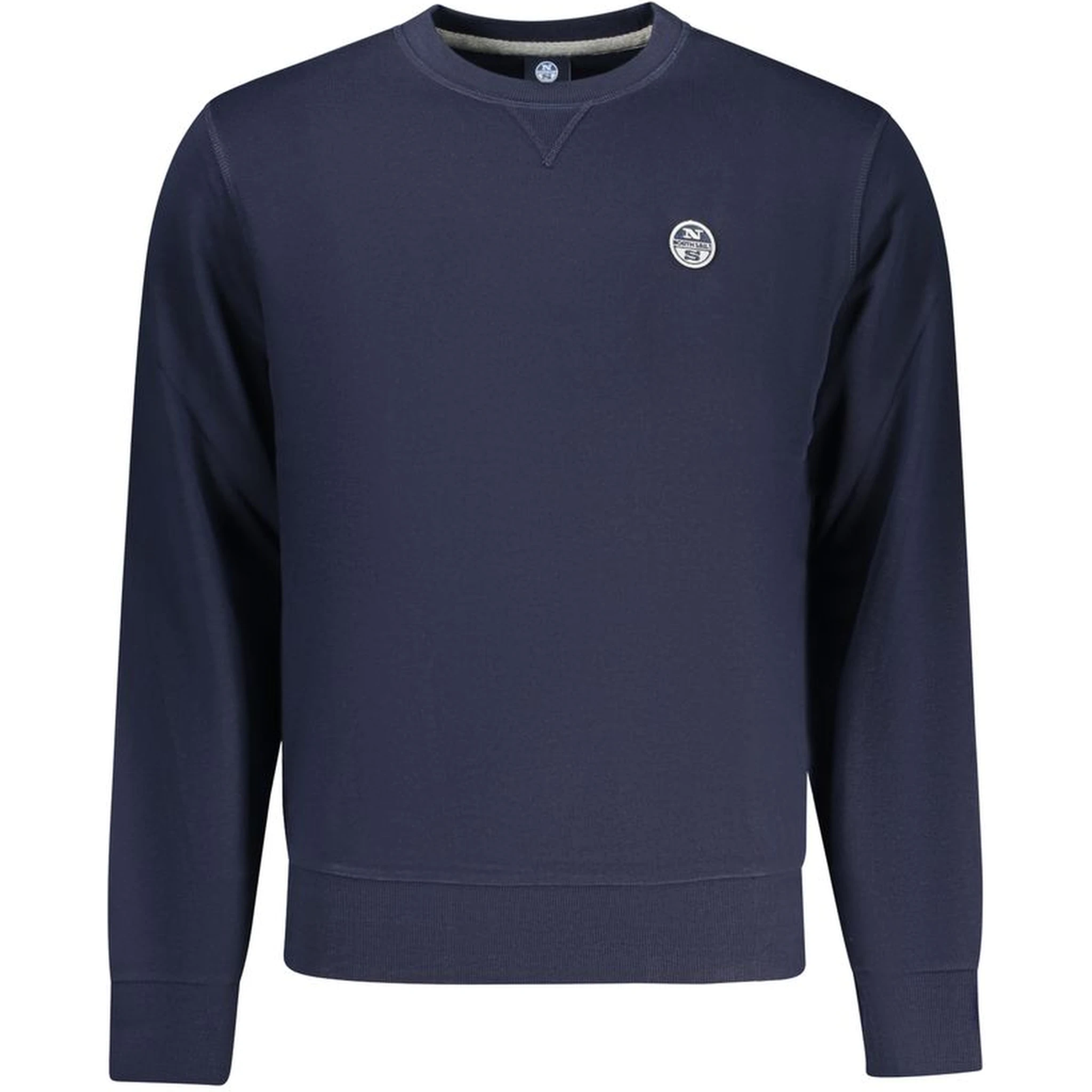 Blue Cotton Men's Sweatshirt