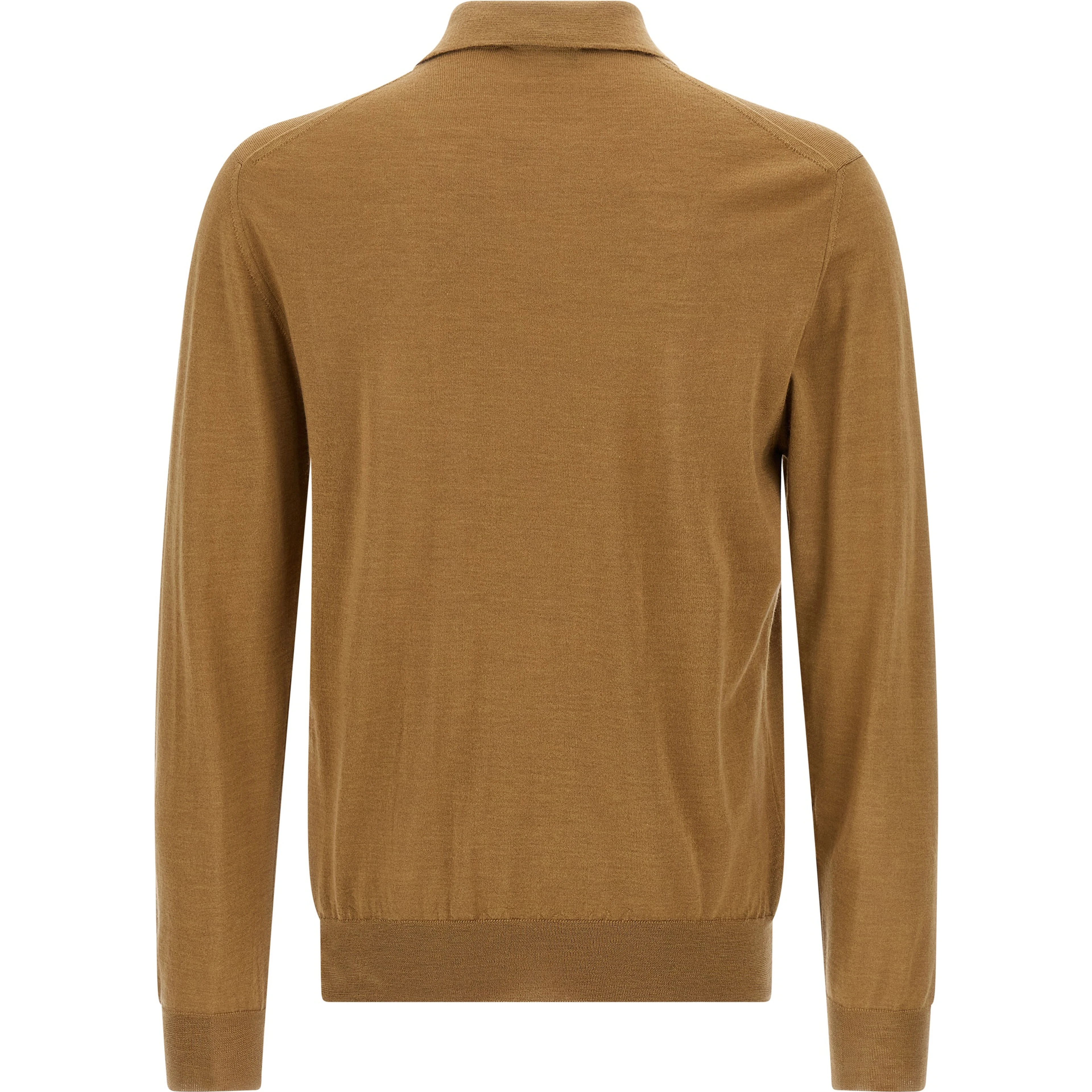 Beige Cashmere Polo Shirt